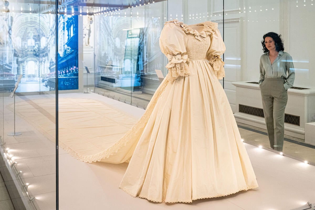 Princess Diana's wedding dress on display at Kensington Palace