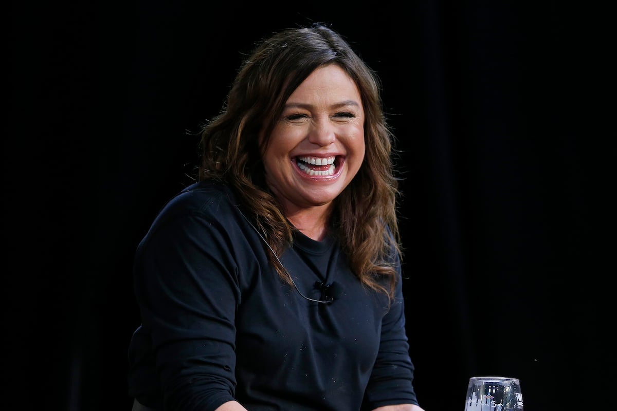 Smiling Rachael Ray in black top