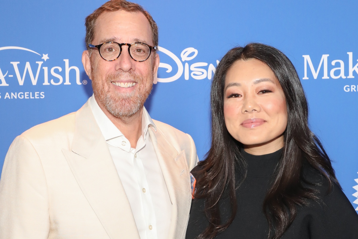 Rob Minkoff and Crystal Kung Minkoff of 'The Real Housewives of Beverly Hills' pose for a photo at an event