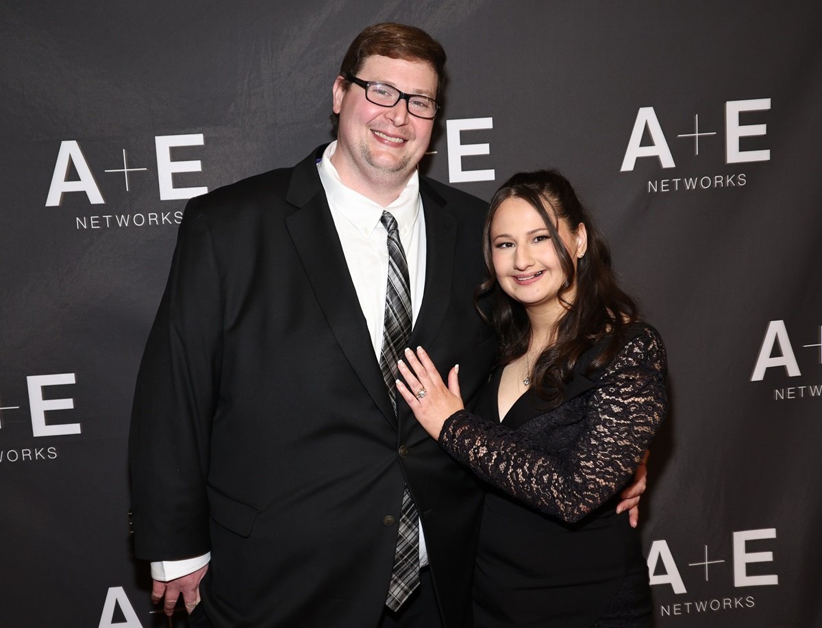 Ryan Anderson and Gypsy Rose Blanchard attend "The Prison Confessions Of Gypsy Rose Blanchard" Red Carpet Event on January 05, 2024 in New York City