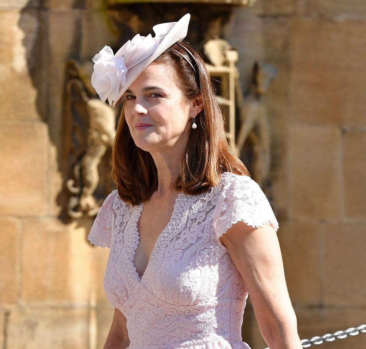Samantha Cohen (former Palace secretary) attends Prince Harry and Meghan Markle's wedding