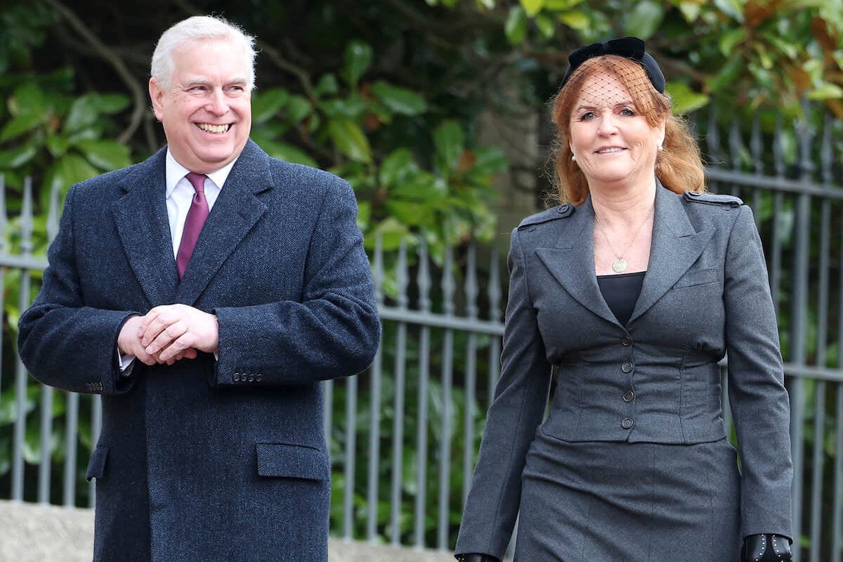 Sarah Ferguson, who likely promised Queen Elizabeth she'd 'look after' Prince Andrew, with her ex-husband