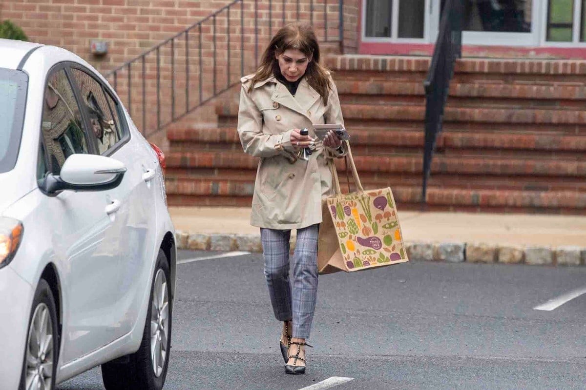 Theresa Nist looking downtrodden while running errands in New Jersey, just days before announcing her divorce from Gerry Turner