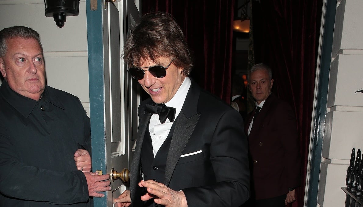 Tom Cruise in sunglasses and a tux