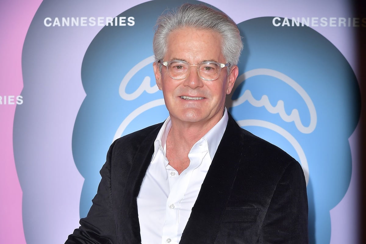 Kyle MacLachlan poses at the Opening Ceremony of the 7th Canneseries International Festival on April 05, 2024 in Cannes, France.