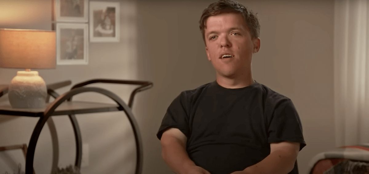 Zach Roloff during an interview segment in 'Little People, Big World' Season 25