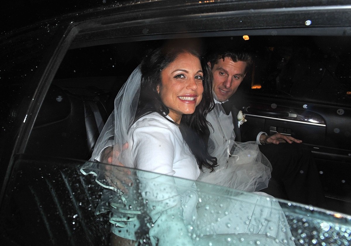 Bethenny Frankel and Jason Hoppy leave their wedding at Four Seasons Restaurant on March 28, 2010