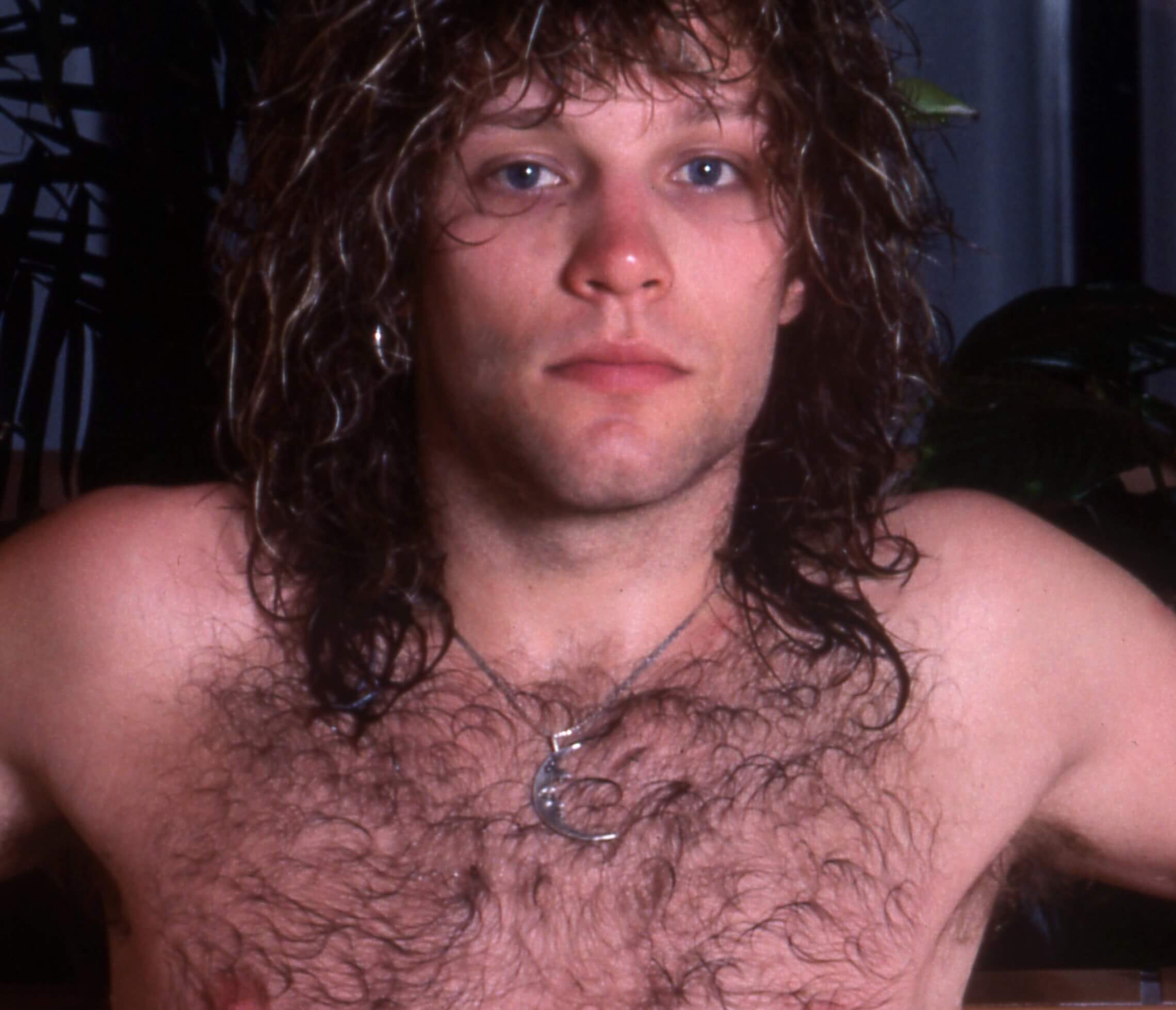 "You Give Love a Bad Name" singer Jon Bon Jovi shirtless