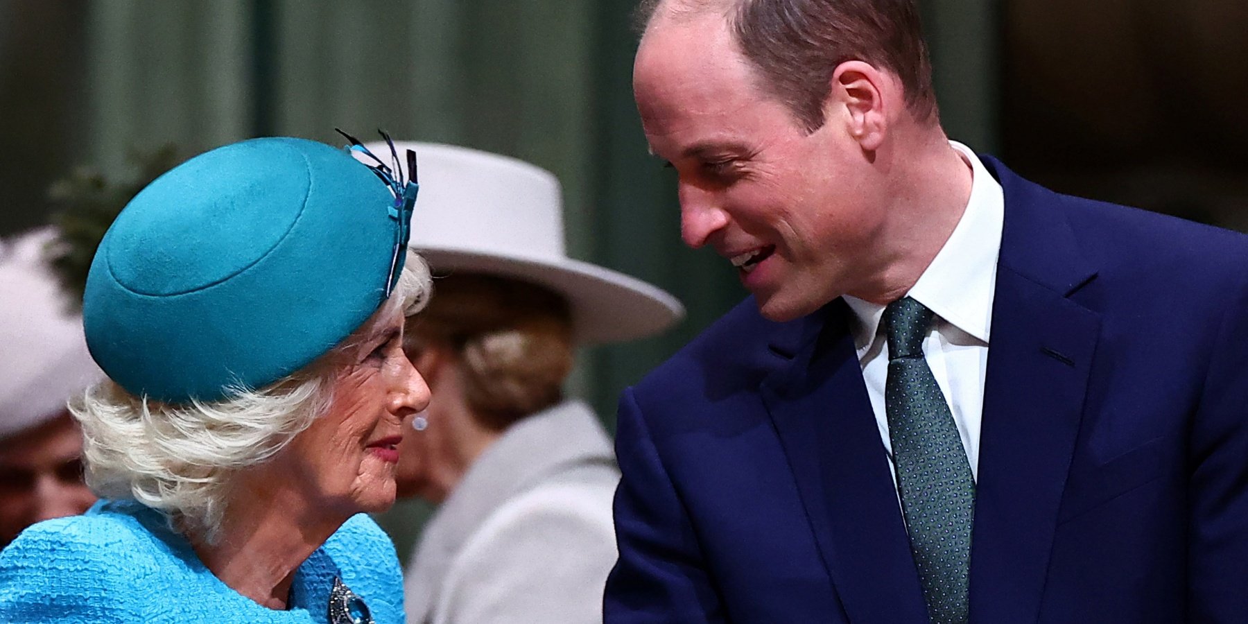 Camilla Parker Bowles and Prince William photographed in March 2024.