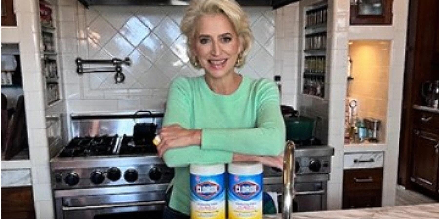 Former 'RHONY' star Dorinda Medley partners with Clorox Wipes