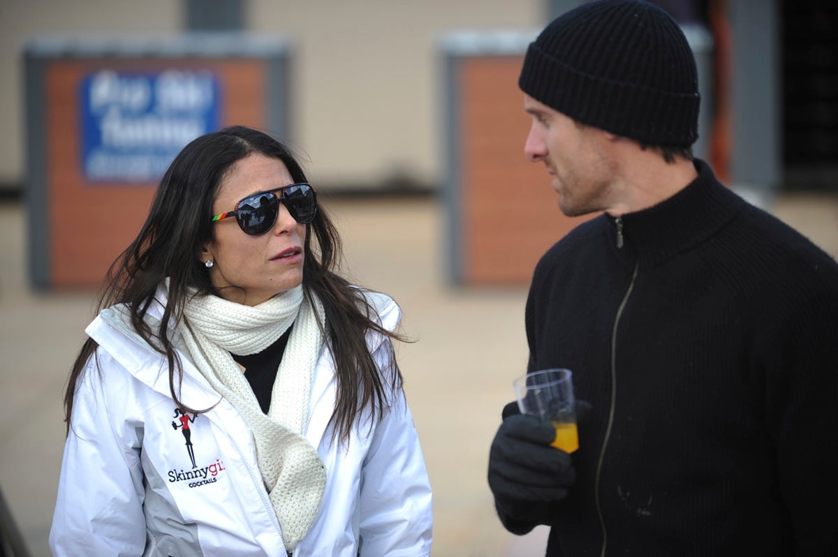 Bethenny Frankel and Jason Hoppy look tense during an episode of 'Bethenny Ever After'