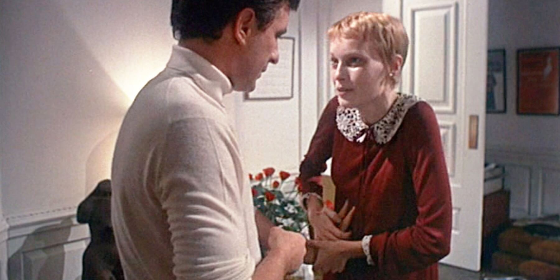 John Cassavetes and Mia Farrow in the horror classic 'Rosemary's Baby.'