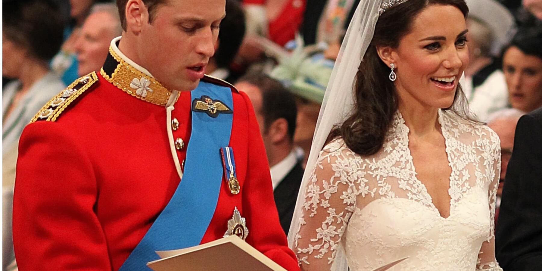Kate Middleton and Prince William sing selections from their 2011 wedding ceremony