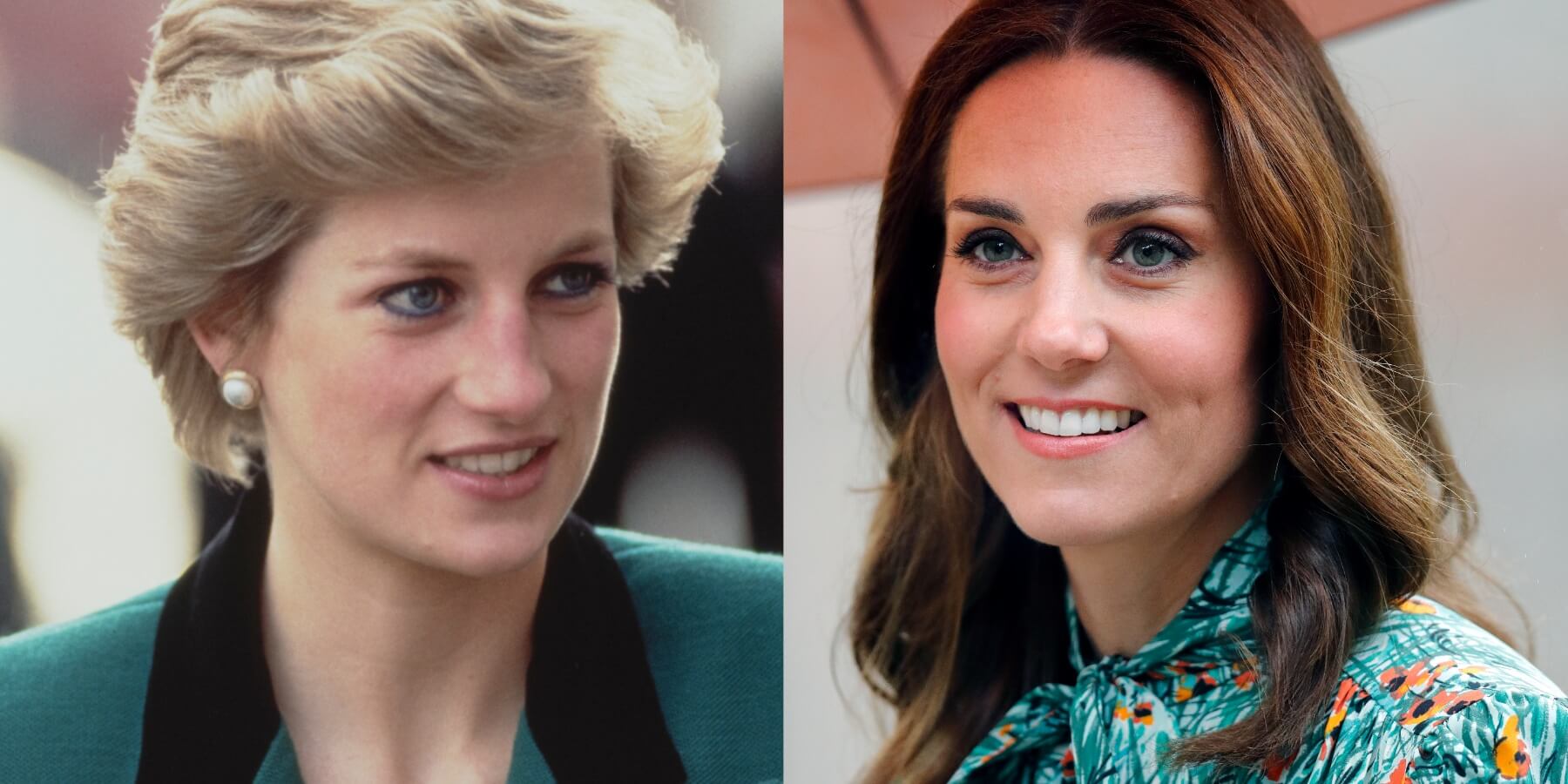 Princess Diana and Kate Middleton in side-by-side photograph