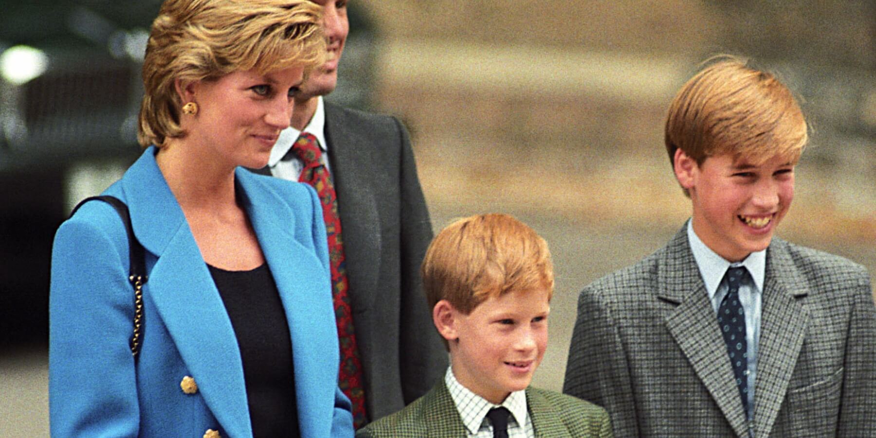 Prince William and Prince Harry's mother Princess Diana ensured they had plenty of 'comfort foods' for meals.