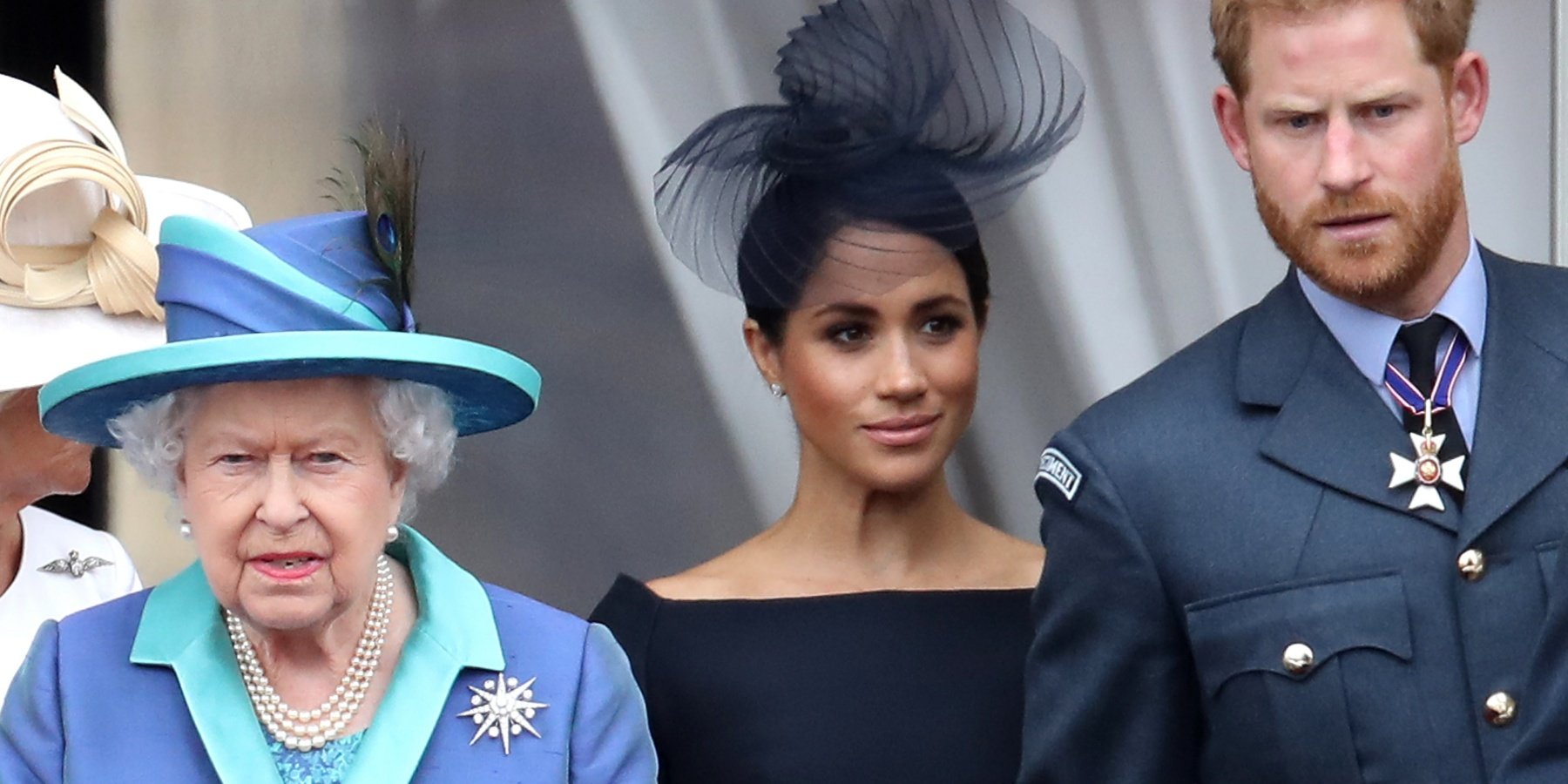 Queen Elizabeth, Meghan Markle and Prince Harry photographed in 2018.