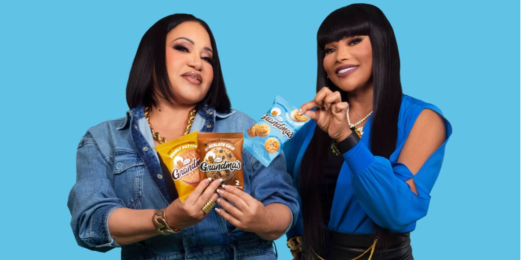 Rap legends Salt-N-Pepa have partnered with Grandma's Cookies for an iconic collaboration.