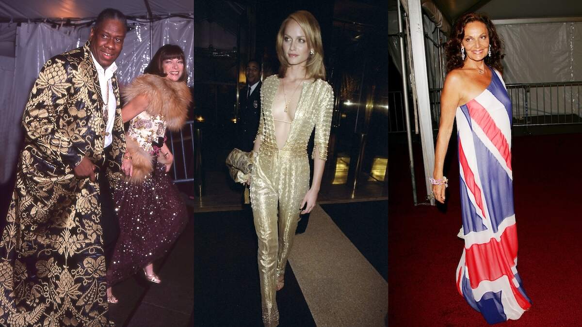 Anna Wintour, Amber Valletta, and Diane Von Furstenberg walk the red carpet at the Meta Gala