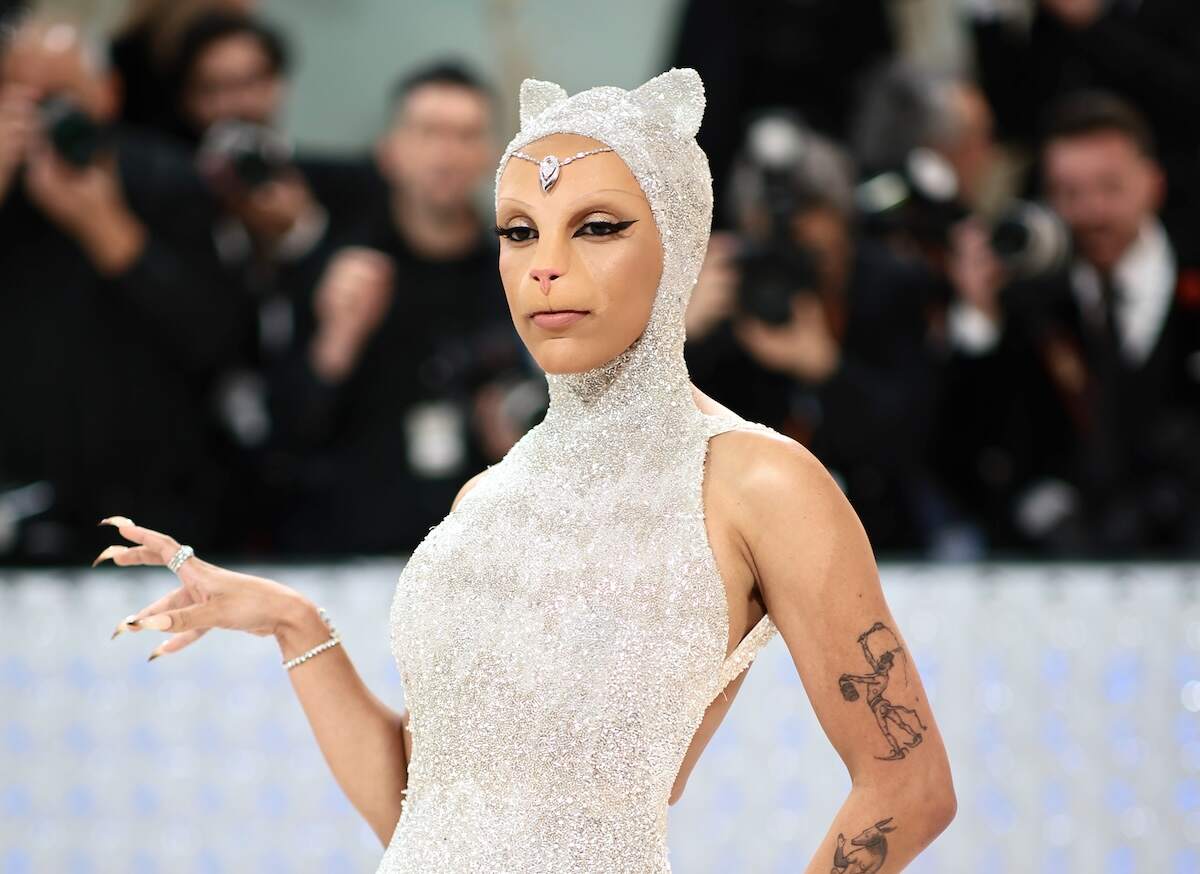 Rapper Doja Cat dresses like a cat for the 2023 Met Gala