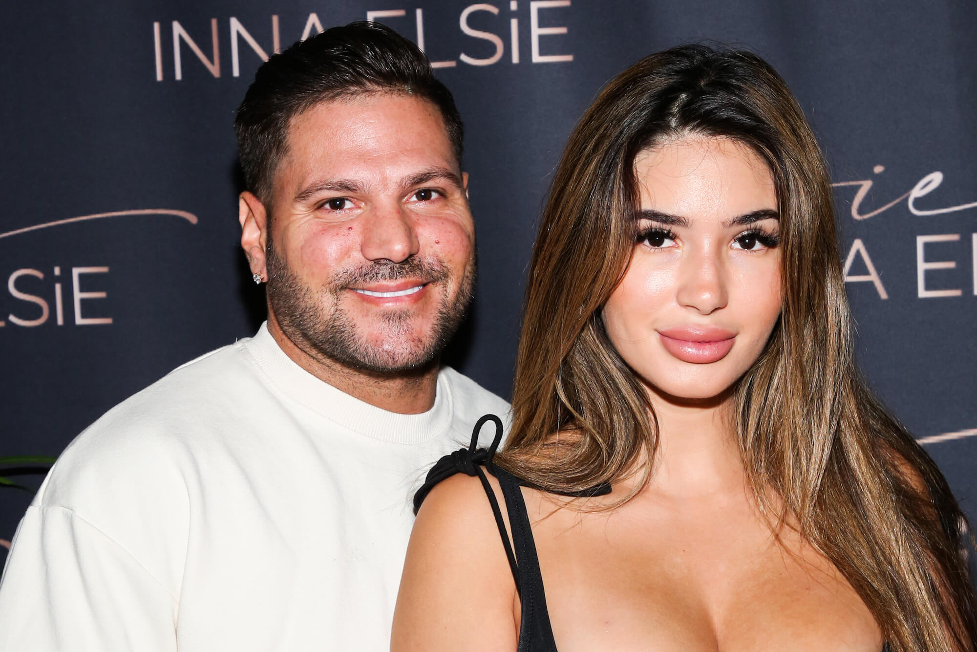 'Jersey Shore: Family Vacation' star Ronnie Ortiz-Magro standing next to his fiancée, Saffire Matos, in 2022