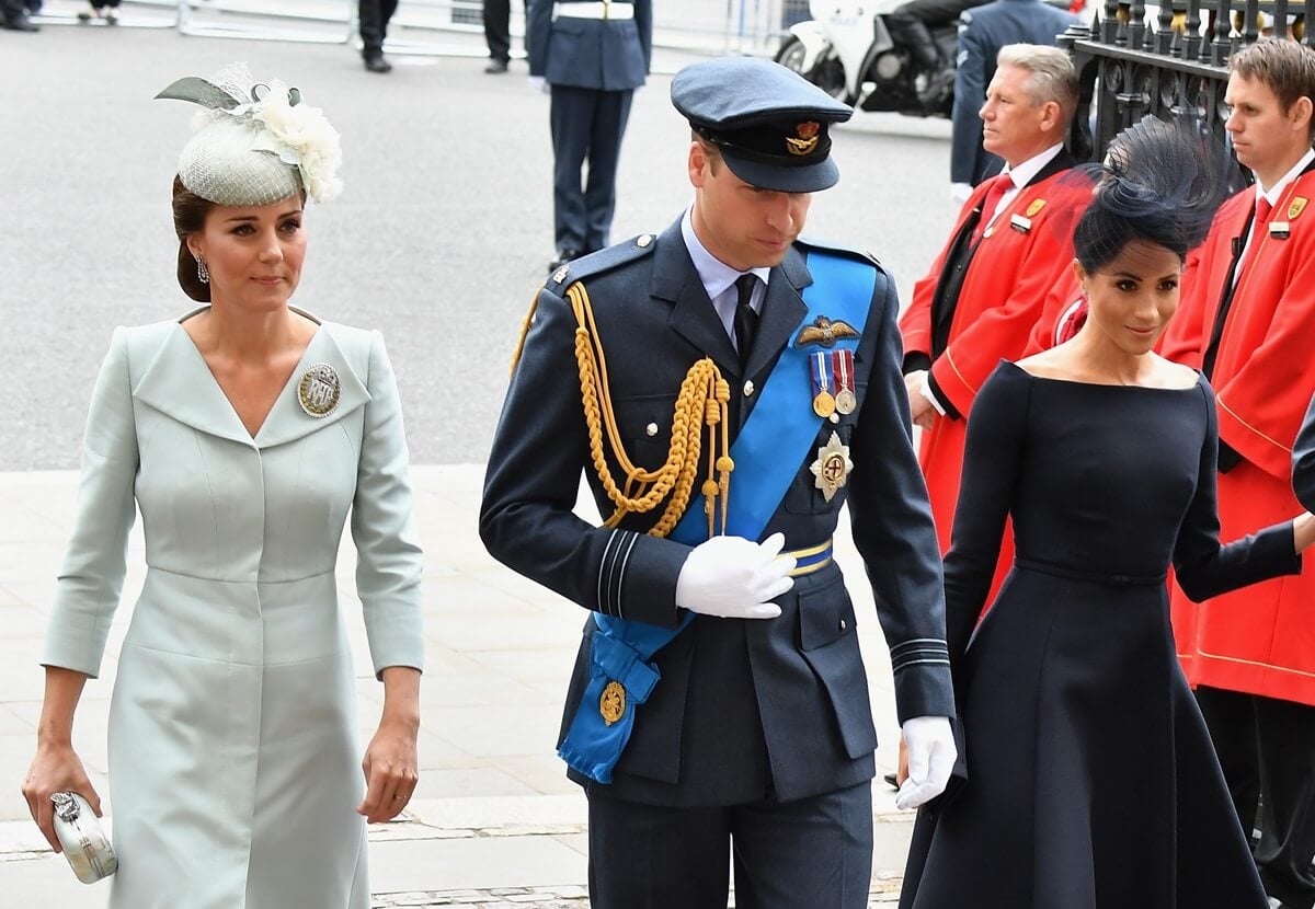 Kate Middleton, Prince William, and Meghan Markle attend events to mark the centenary of the RAF