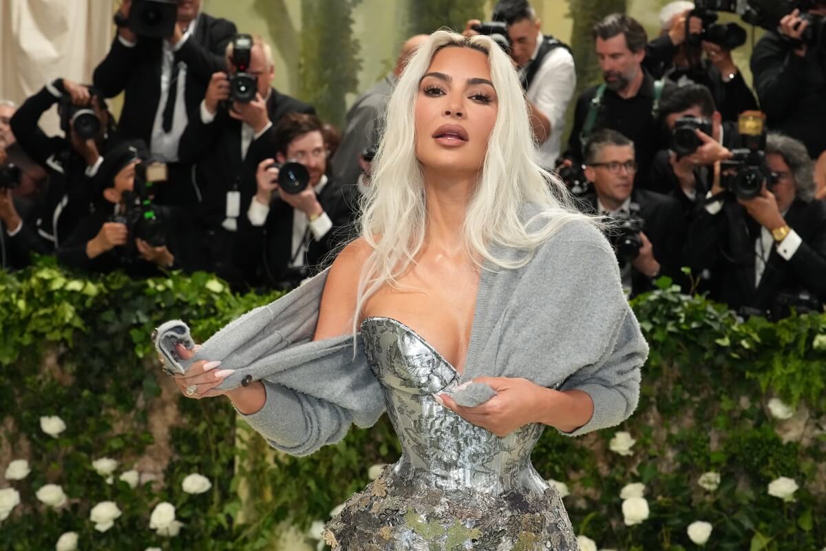 Kim Kardashian attends The 2024 Met Gala Celebrating 'Sleeping Beauties -Reawakening Fashion'