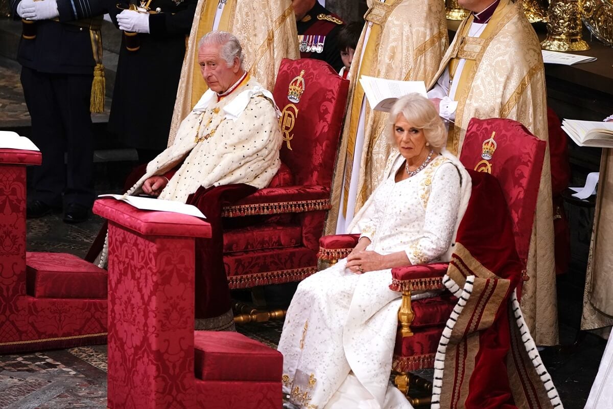 King Charles III and Queen Camilla attend their Coronation at Westminster Abbey