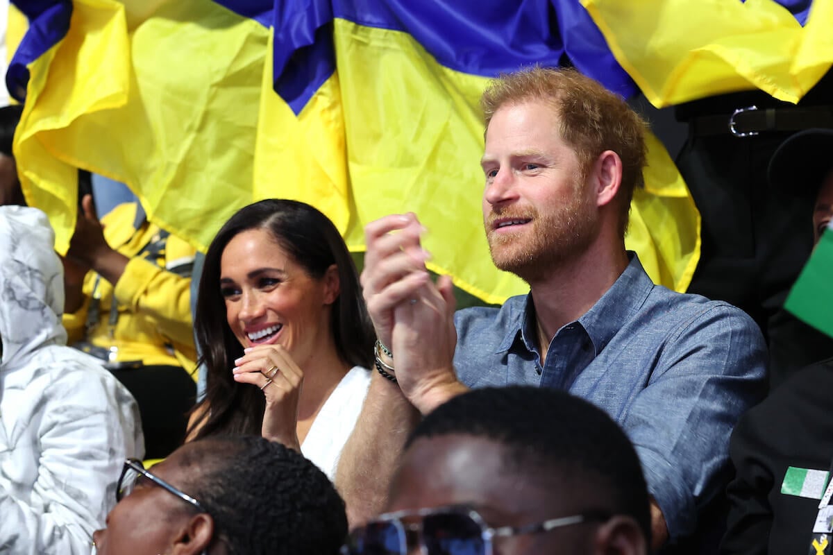 Meghan Markle and Prince Harry, who are traveling to Nigeria, at the 2023 Invictus Games