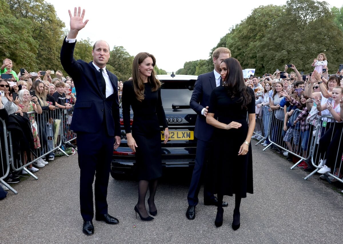 Prince William, Kate Middleton, Prince Harry, and Meghan Markle