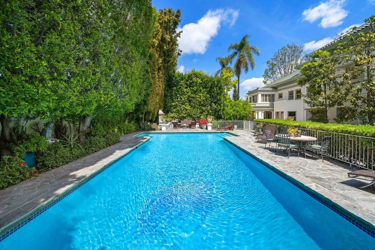 Swimming pool outside of Muhammad Ali's house