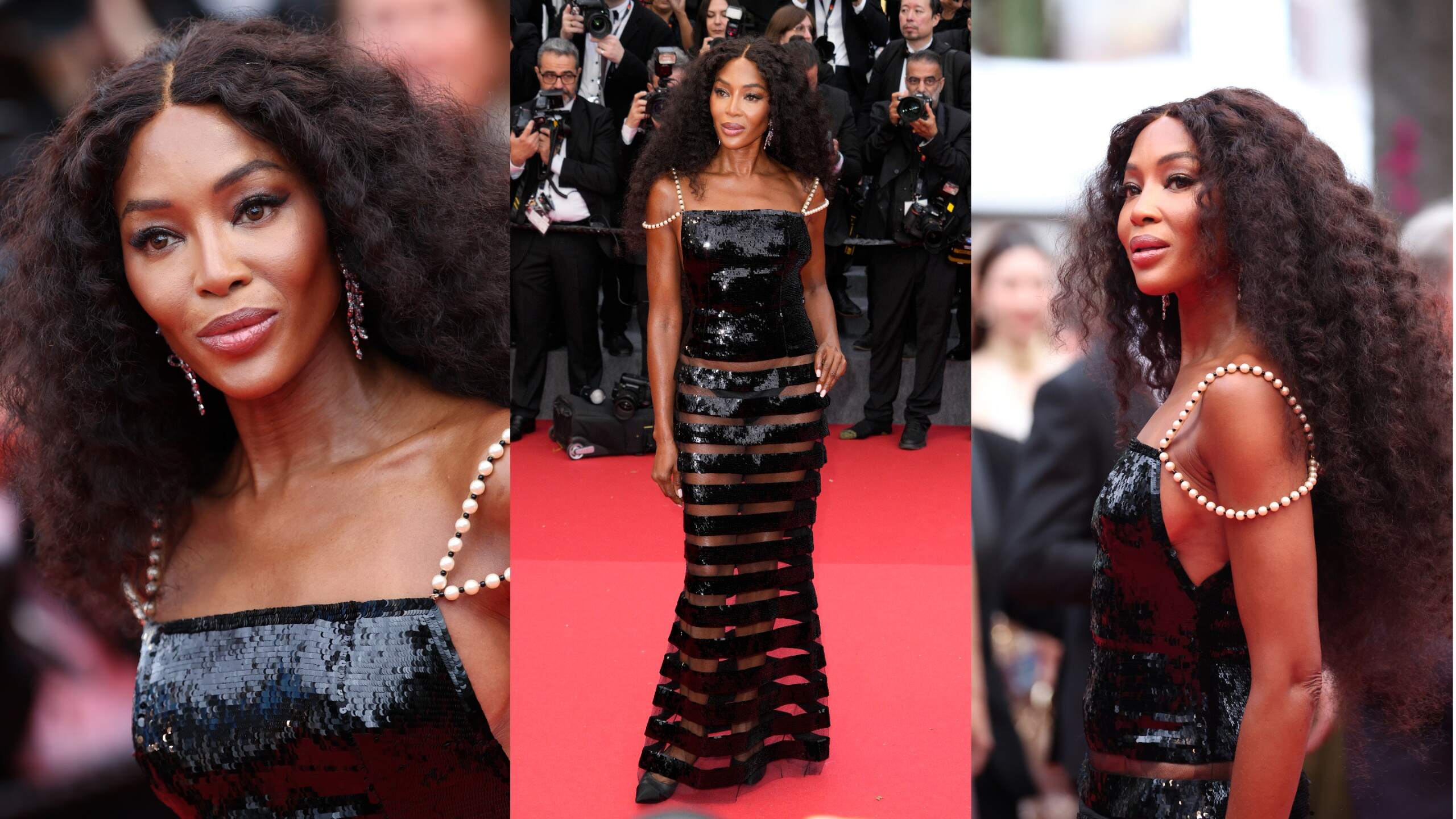Model Naomi Campbell walks the red carpet at the "Furiosa: A Mad Max Saga" premiere