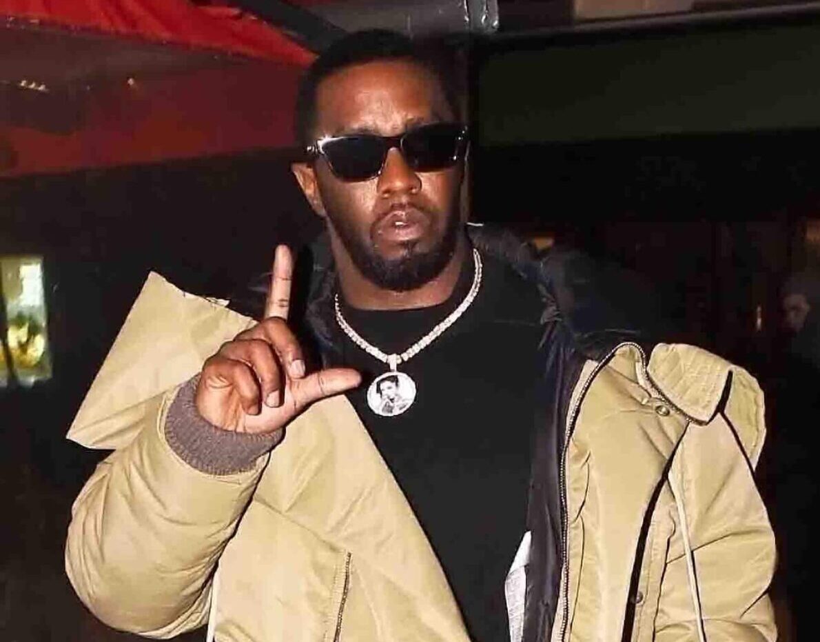 P Diddy seen arriving at Global radio in London