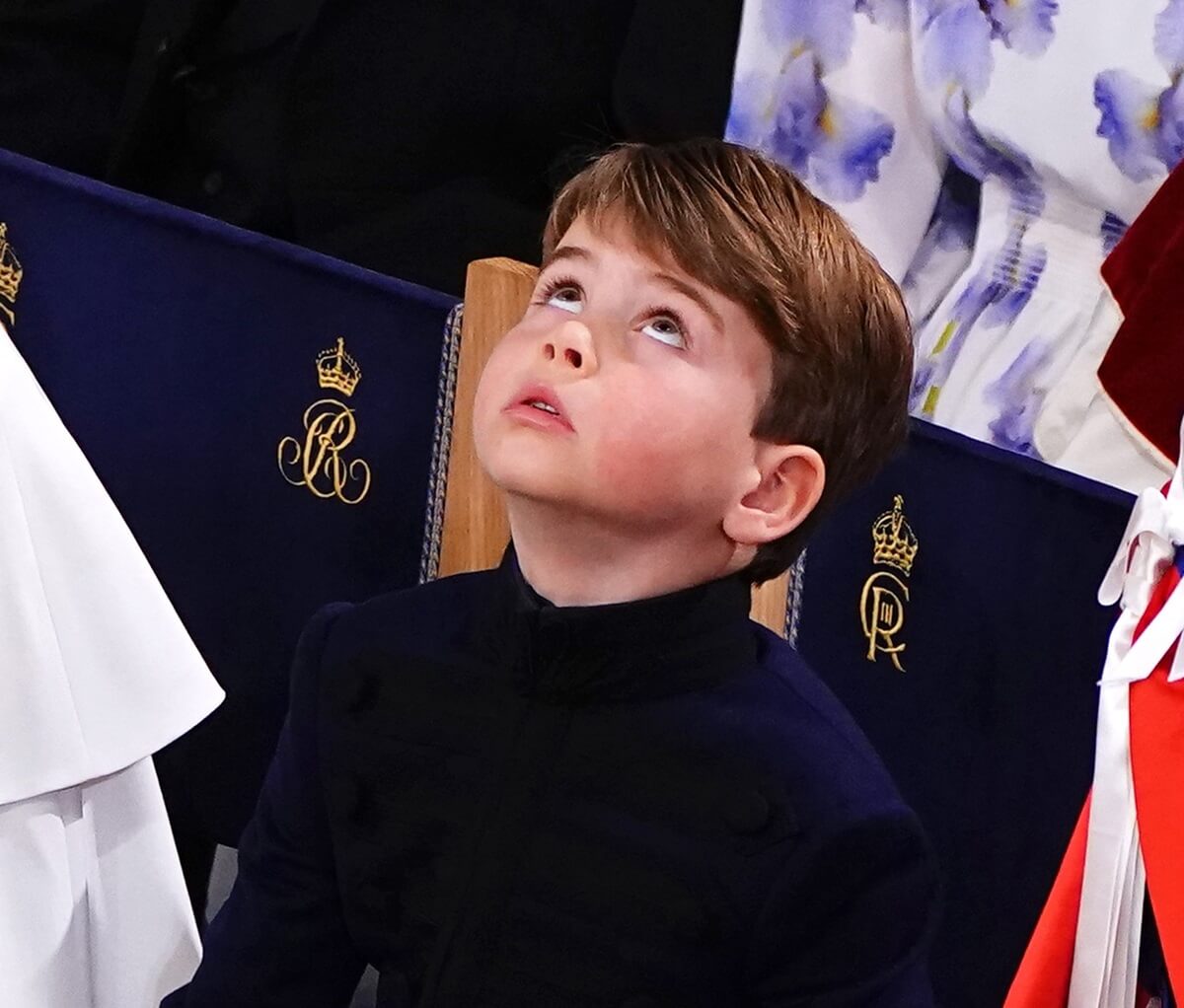 Prince Louis of Wales during the Coronation of King Charles III and Queen Camilla