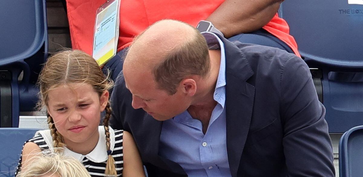 Prince William and Princess Charlotte attend the hockey at the 2022 Commonwealth Games
