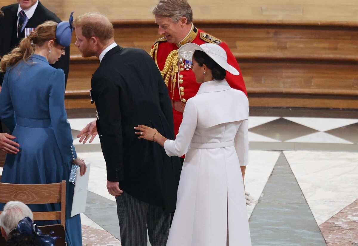 Princess Beatrice, Prince Harry, Meghan Markle attend the National Service of Thanksgiving