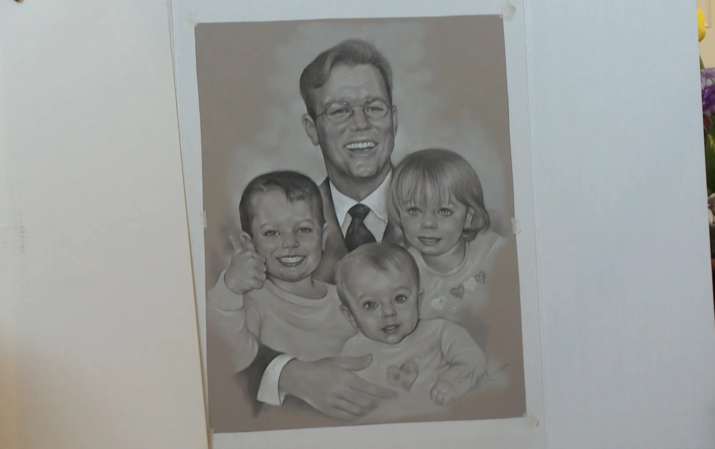 Robyn Brown had a sketch made of Kody Brown and her children when they were babies during Season 6