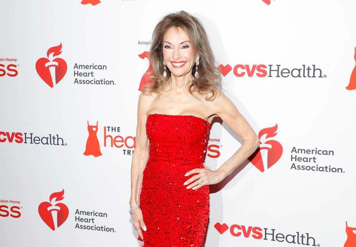 Susan Lucci attends The American Heart Association’s Go Red for Women Red Dress Collection Concert 2024 at Jazz at Lincoln Center on January 31, 2024 in New York City.