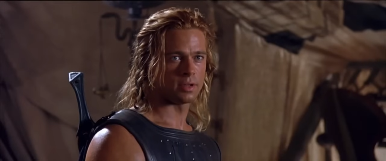 'Troy' cast member Brad Pitt