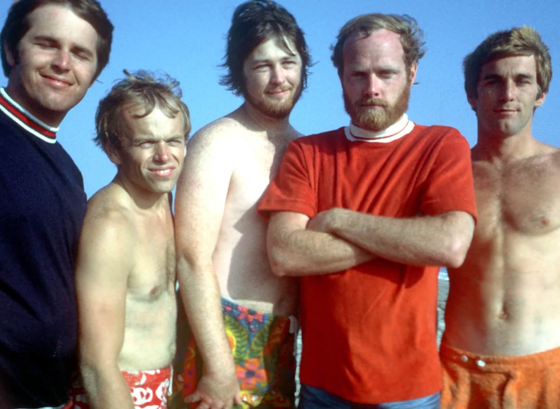 The Beach Boys on the beach