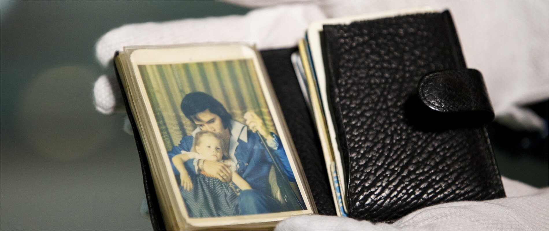 Elvis Presley's wallet is one of the archival items at Graceland