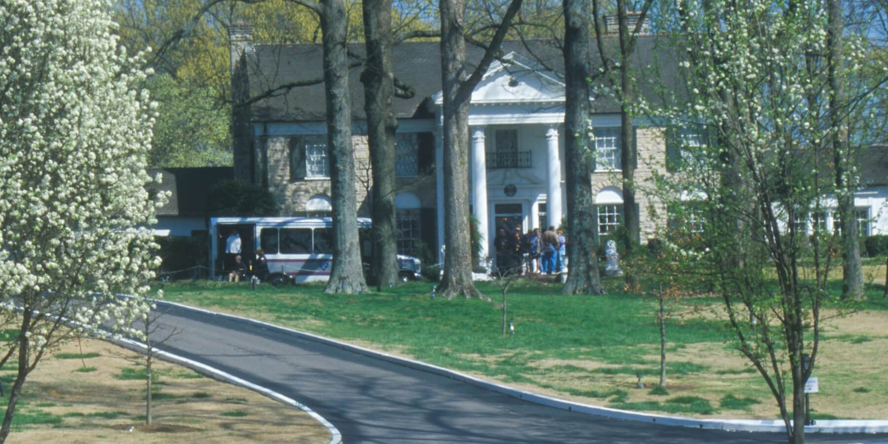 Graceland in Memphis, Tennessee, was Elvis Presley's primary residence for 20 years.