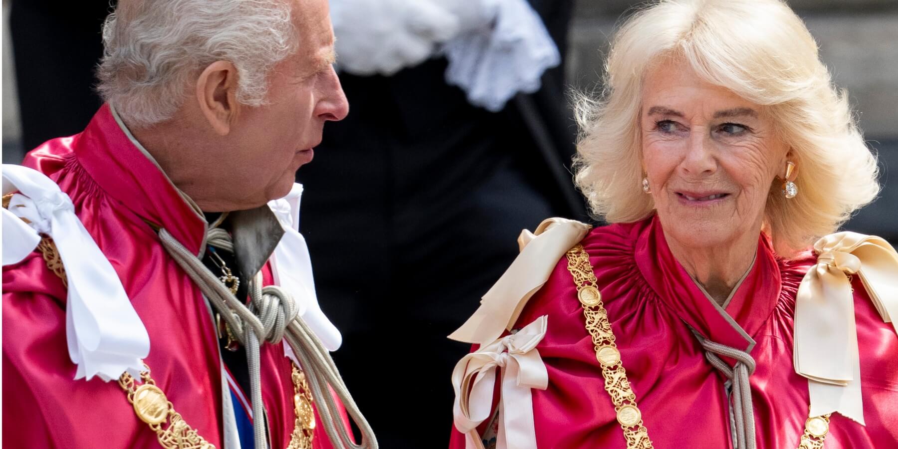 King Charles and Camilla Parker Bowles photographed in May 2024