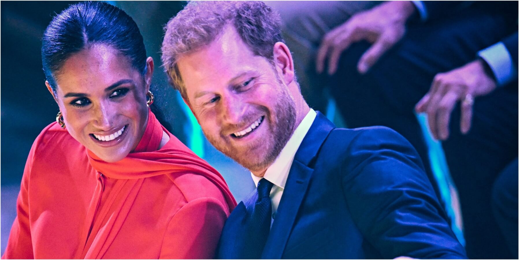 Meghan Markle and Prince Harry at the One Young World Summit in 2022