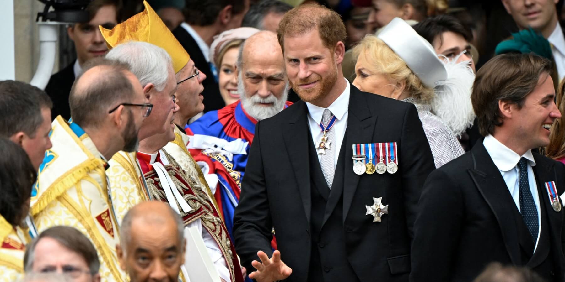 Prince Harry attrends King Charles' coronation in May 2023.