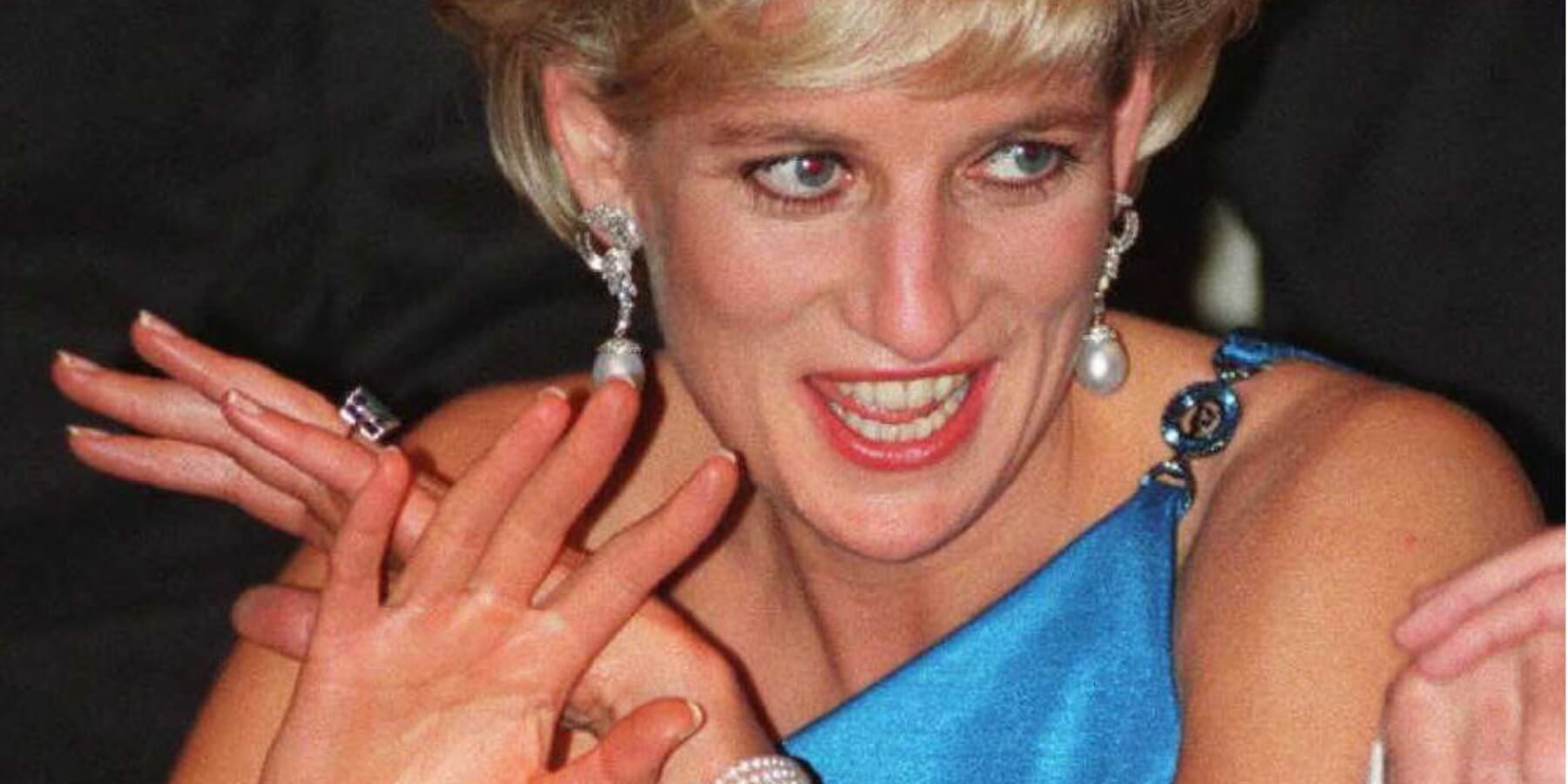 Princess Diana at the Victor Chang Cardiac Research Institute fund raising dinner in Sydney in 1996