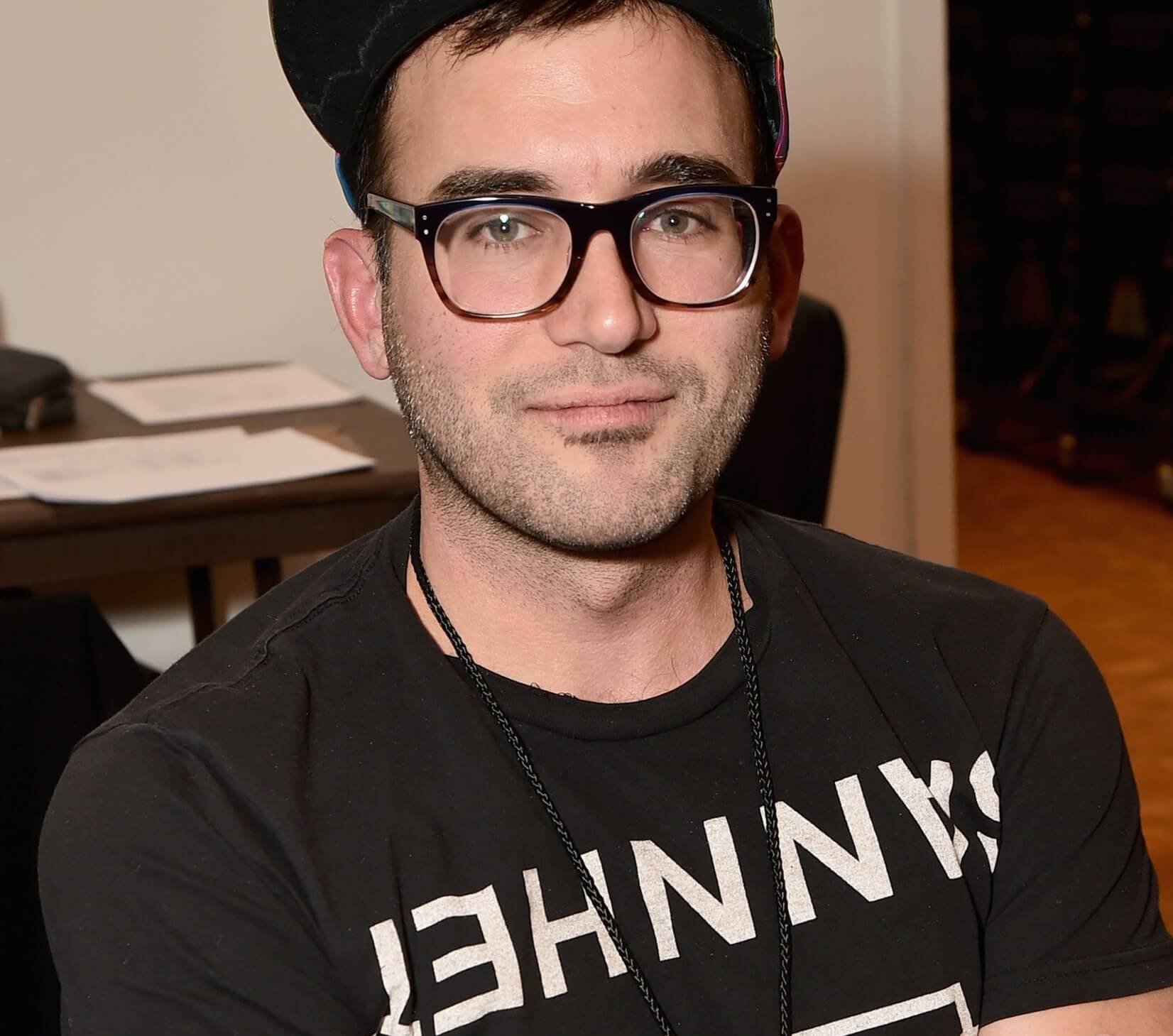 'Seven Swans' star Sufjan Stevens wearing black