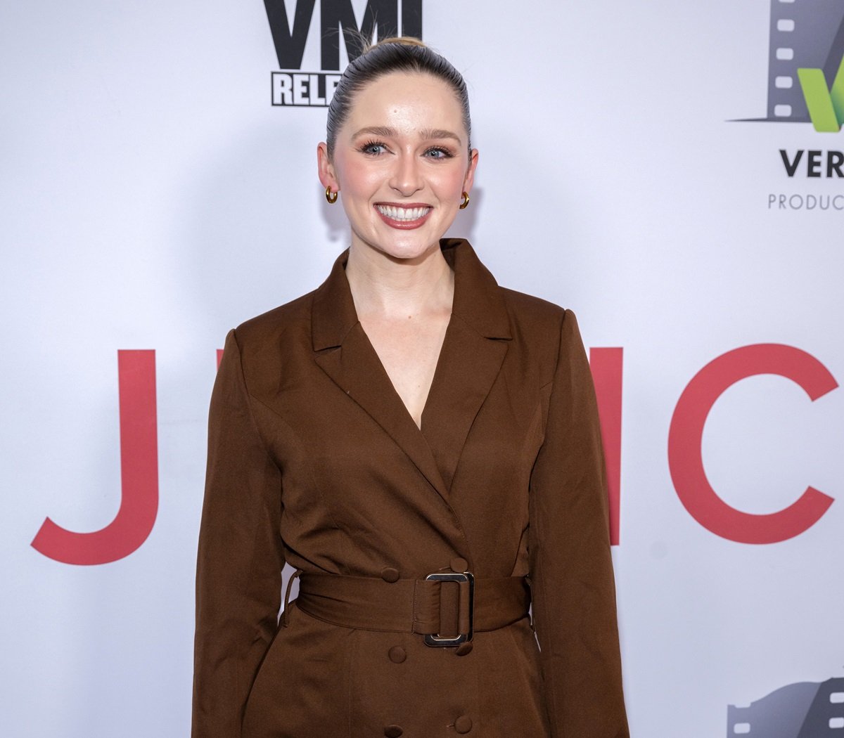 Greer Grammer attends the Los Angeles Premiere of "Junction" at Harmony Gold on January 24, 2024 in Los Angeles, California