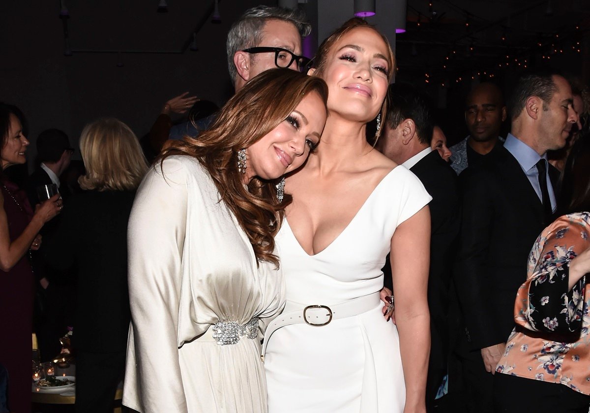 Leah Remini and Jennifer Lopez attend the 'Second Act' World Premiere After Party at West Edge on December 12, 2018