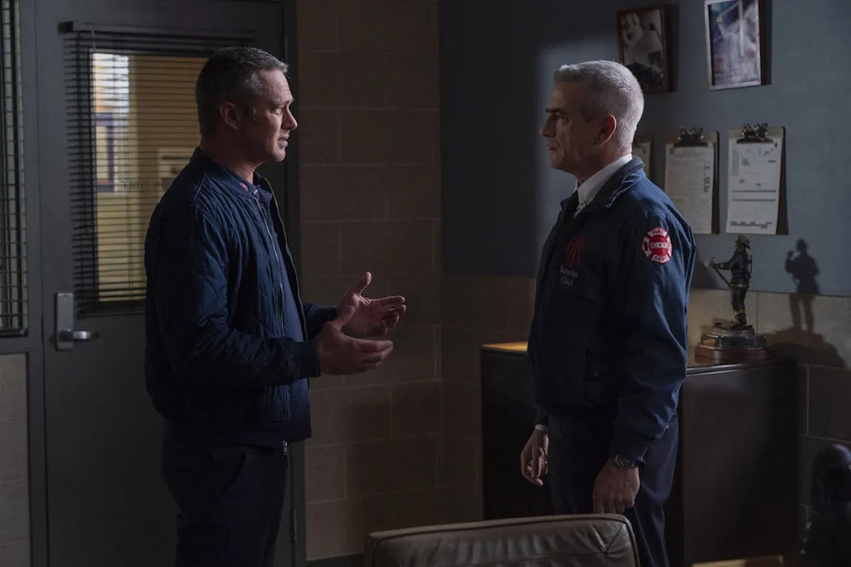 Severide talking to Pascal in the 'Chicago FIre' Season 13 finale