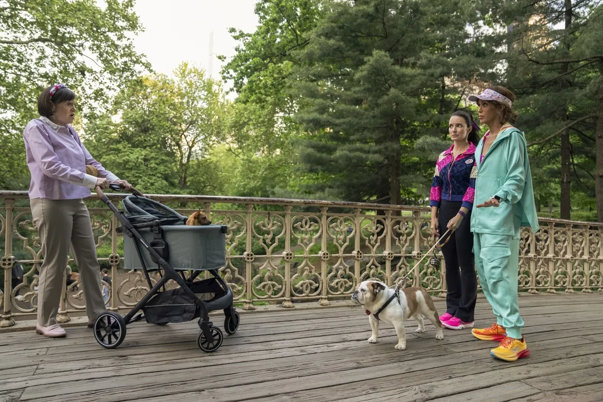 Charlotte York Goldenblatt and Lisa Todd Wexley in season 3, episode 1 of 'And Just LIke That...'